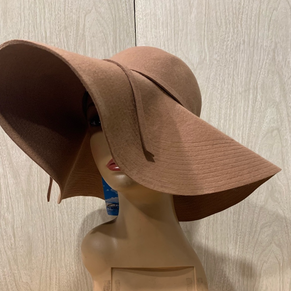 Tan Wool Floppy Hat/NWT